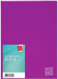SOHO Trend schrift, A5, 80 vel, met kantlijn, gelijnd