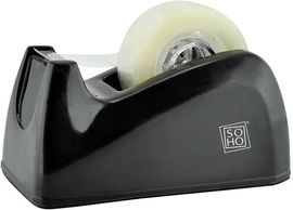 SOHO plakbandafroller, medium, zwart