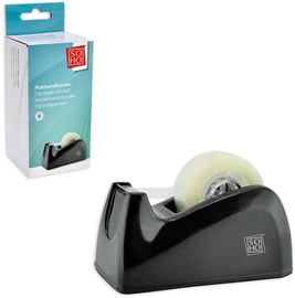 SOHO plakbandafroller, smal, zwart