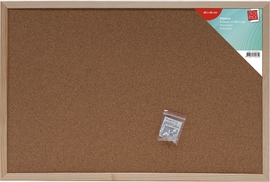 SOHO kurkbord, houten kader, 60 x 40 cm