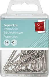 SOHO papierklemmen, 50 mm, doosje van 100 stuks
