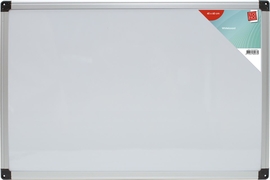 SOHO whiteboard, gelakt staal, magnetisch, 60 x 40 cm, aluminium frame