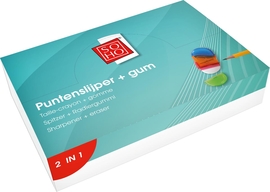 SOHO taille-crayon avec gomme Trend, couleurs assorties