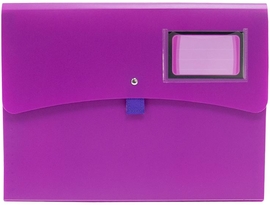 SOHO Trend trieur, A4, PP, 12 compartiments, fermeture auto-agrippante, couleurs assorties