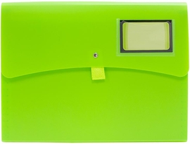 SOHO Trend trieur, A4, PP, 12 compartiments, fermeture auto-agrippante, couleurs assorties