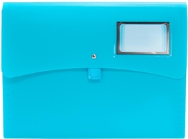 SOHO Trend trieur, A4, PP, 12 compartiments, fermeture auto-agrippante, couleurs assorties