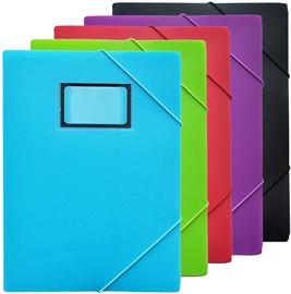 SOHO Trend elastomap, A4, PP, geassorteerde kleuren