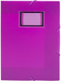 SOHO elastomap, A4, PP, 3 kleppen en elastieken, assorti