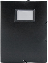 SOHO elastomap, A4, PP, 3 kleppen en elastieken, assorti