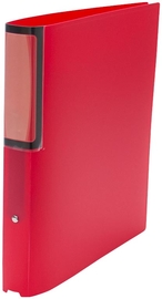 SOHO Trend ringmap, uit PP, A4, 4 ringen, rug 35 mm, met rugetiket, geassorteerde kleuren