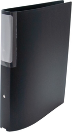 SOHO Trend ringmap, uit PP, A4, 4 ringen, rug 35 mm, met rugetiket, geassorteerde kleuren