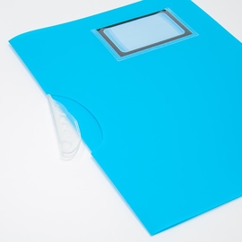 SOHO Trend klemmap, A4, PP, transparant voorblad, geassorteerde kleuren