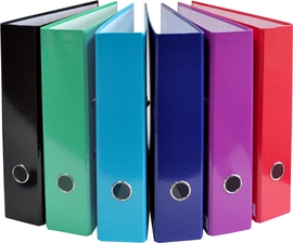 SOHO ordner Trend, ft A4, rug van 8 cm, geassorteerde kleuren