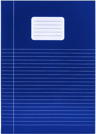 SOHO Basic cahier, A4, 40 feuilles, lign&eacute;, avec marge, paquet de 5 pi&egrave;ces, couleurs assorties