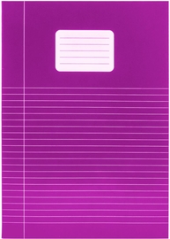 SOHO Trend schrift, A4, 40 vel, gelijnd, met kantlijn, pak van 4 + 1 stuks, geassorteerde kleuren