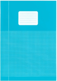 SOHO Trend schrift, A4, 40 vel, geruit 5 mm, met kantlijn, pak van 4 + 1 stuks, geassorteerde kleuren