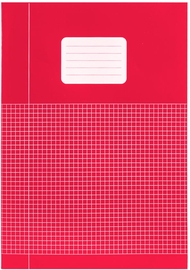 SOHO Trend schrift, A4, 40 vel, geruit 5 mm, met kantlijn, pak van 4 + 1 stuks, geassorteerde kleuren