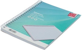 SOHO spiraalschrift, A5, 100 vel, gelijnd, met kantlijn