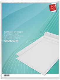 SOHO luchtkussenenveloppen, 260 x 360 mm (H), stripsluiting, pak van 3 stuks