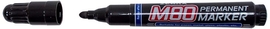 ZEBRA permanent marker M80, 2 mm, ronde punt, zwart