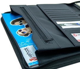 SOHO schrijfmap, ft A4, zwart