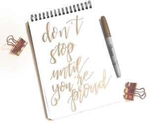 Sharpie permanente marker metallic, fijne punt, goud