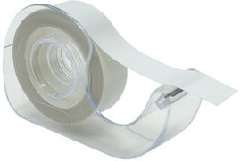 SOHO plakband, 15 mm x 5 m, dubbelzijdig, met afroller, op blister