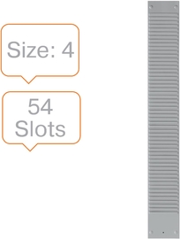 Nobo bande planning indice 4, 54 fentes, ft 96 x 12,8 cm