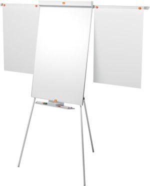 Nobo Impression Pro flipover, ft 68 x 105 cm, met uitschuifbare armen, uit staal, magnetisch, driepoort