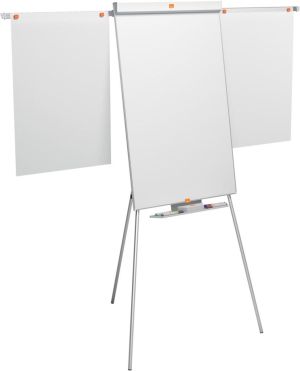 Nobo Impression Pro flipover, ft 68 x 105 cm, met uitschuifbare armen, uit staal, magnetisch, driepoort
