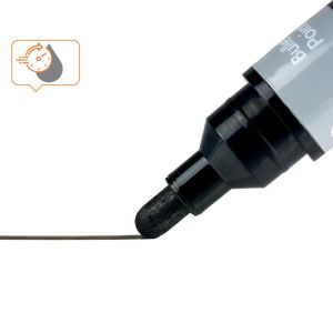 Nobo Witbordstift Geassorteerde kleuren: zwart, groen, rood en blauw, blister van 4 stuks