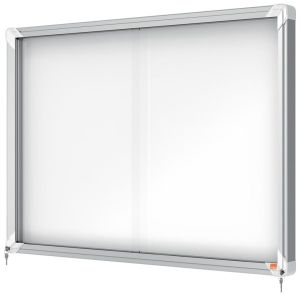 Nobo Premium Plus binnenvitrine, schuifdeuren met hoekslot, magnetisch, 8 x A4