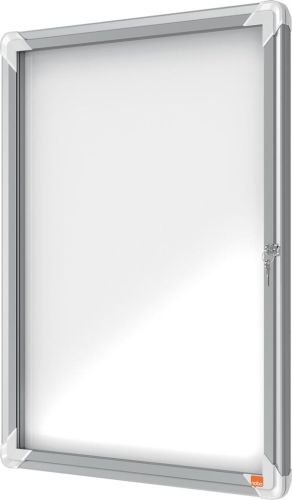 Nobo Premium Plus buitenvitrine, draaideur met slot, magnetisch, 4 x A4
