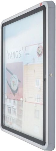 Nobo Premium Plus buitenvitrine, draaideur met slot, magnetisch, 8 x A4