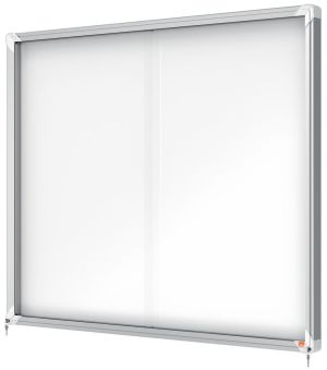 Nobo Premium Plus binnenvitrine, schuifdeuren met hoekslot, magnetisch, 15 x A4