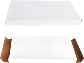 SOHO bo&icirc;te d'exp&eacute;dition, blanc, 35 x 25 x 2,6 cm