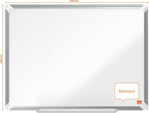 Nobo Premium Plus magnetisch whiteboard, emaille, ft 60 x 45 cm