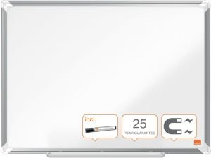 Nobo Premium Plus magnetisch whiteboard, emaille, ft 60 x 45 cm