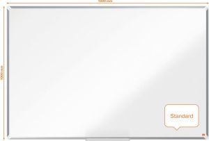 Nobo Premium Plus magnetisch whiteboard, emaille, ft 150 x 100 cm