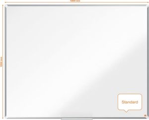Nobo Premium Plus whiteboard, emaille, magnetisch, 150 x 120 cm