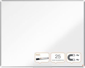 Nobo Premium Plus whiteboard, emaille, magnetisch, 150 x 120 cm
