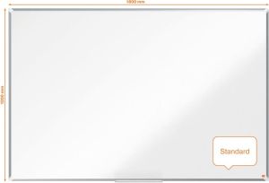 Nobo Premium Plus magnetisch whiteboard, emaille, ft 180 x 120 cm