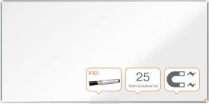 Nobo Premium Plus magnetisch whiteboard, emaille, ft 240 x 120 cm