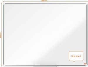 Nobo Premium Plus whiteboard, gelakt staal, magnetisch, 120 x 90 cm