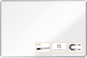 Nobo Premium Plus whiteboard, gelakt staal, magnetisch, 150 x 100 cm