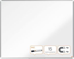 Nobo Premium Plus whiteboard, gelakt staal, magnetisch, 150 x 120 cm