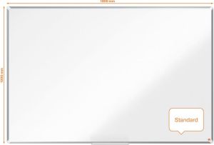 Nobo Premium Plus magnetisch whiteboard, gelakt staal, ft 180 x 120 cm