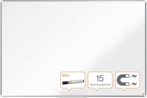 Nobo Premium Plus magnetisch whiteboard, gelakt staal, ft 180 x 120 cm