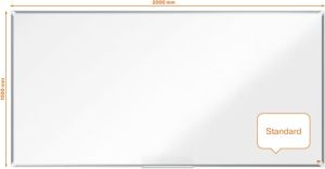 Nobo Premium Plus whiteboard, gelakt staal, magnetisch, 200 x 100 cm