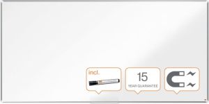 Nobo Premium Plus whiteboard, gelakt staal, magnetisch, 240 x 120 cm